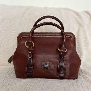 Dooney & Bourke Brown Leather Satchel